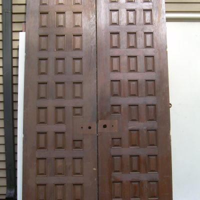 Pair 26810 27-Paneled Fir Doors