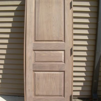 Black Walnut Paneled Door