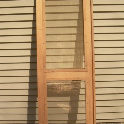 Mahogany Screen Doors