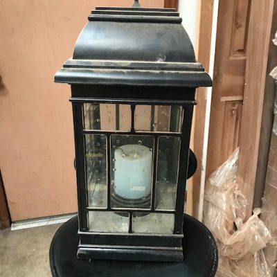Bronze post lanterns