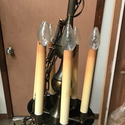 Bronze Candelabra Hanging Light