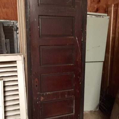 5 panel wood door-2663