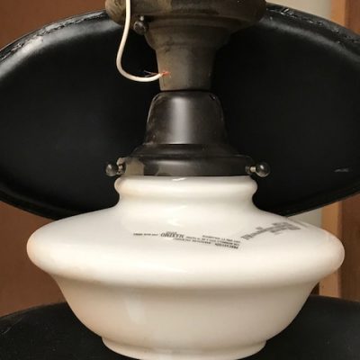 6" diameter schoolhouse fixture