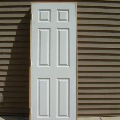 6-Panel solid core, RH door unit
