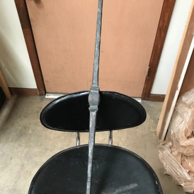 Hammered tapered iron balustrades