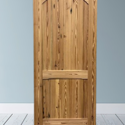 Heart Pine Slab Arch Panel