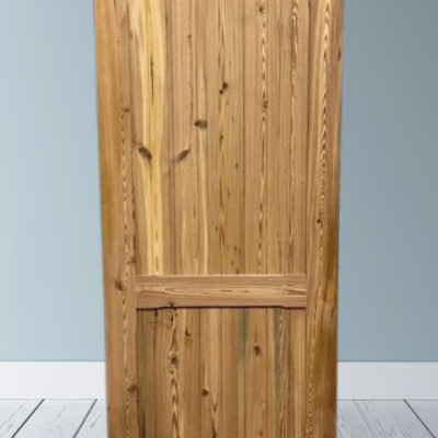 Heart Pine Slab Single Door