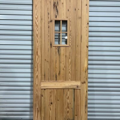 Heart Pine Slab Small Glass