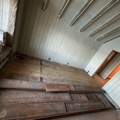 Dirty Top Wide Plank Heart Pine Flooring