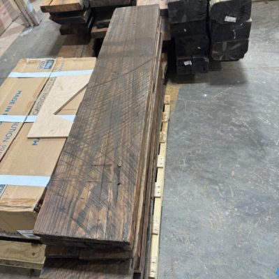 Dirty Top Heart Pine Step Treads